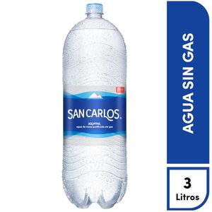 Agua SAN CARLOS sin Gas Botella 3L