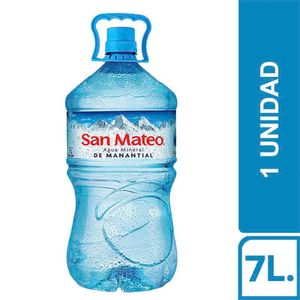 Agua SAN MATEO sin Gas Bidón 7L