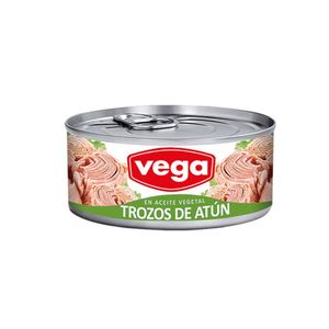 Trozos de Atún VEGA en Aceite Vegetal Lata 170g