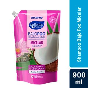 Shampoo BALLERINA Micelar Bajopoo Doypack 900ml