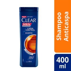 Shampoo CLEAR Anticaspa Caida Control 2 en 1 Frasco 400ml