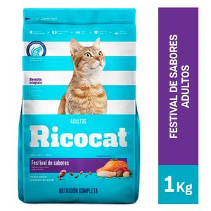 Comida para Gatos RICOCAT Festival de Sabores Bolsa 1 kg