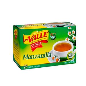 Infusiones DEL VALLE Manzanilla Caja 25 un