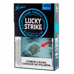 Cigarros LUCKY STRIKE Convertible Swipch Cajetilla 20 Und