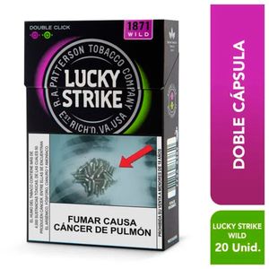 Cigarros LUCKY STRIKE Convertible Wild - Mora Cajetilla 20 Und