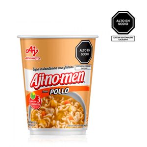 Sopa Instantánea AJINOMEN Sabor a Pollo Vaso 51g