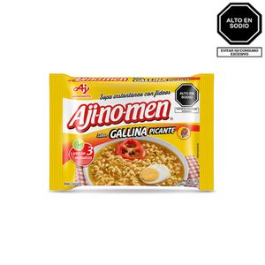 Sopa Instantánea AJINOMEN Sabor a Gallina Picante Bolsa 80g