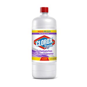 Quitamanchas CLOROX Ropa Blanca Botella 580ml