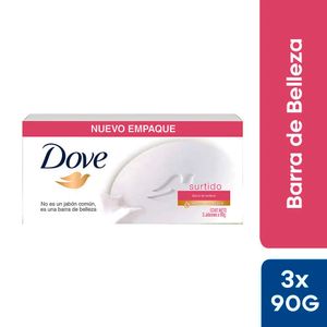 Jabón de Tocador DOVE Surtido Barra 90g Pack 3un
