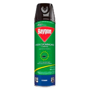 Insecticida BAYGON en SPRAY Botella Verde 360ml