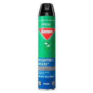 Insecticida BAYGON en SPRAY Mosquitos y Moscas Botella 400ml