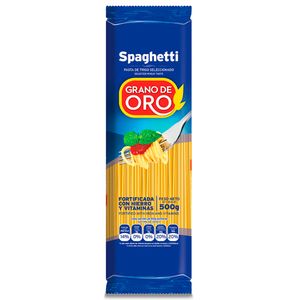 Fideos Spaguetti GRANO DE ORO Bolsa 500g