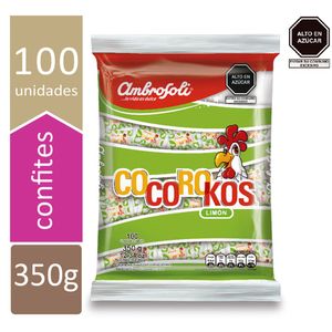 Caramelos AMBROSOLI Cocorokos Limón Bolsa 100 un
