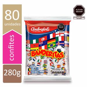 Caramelos AMBROSOLI Banderita Bolsa 80 un