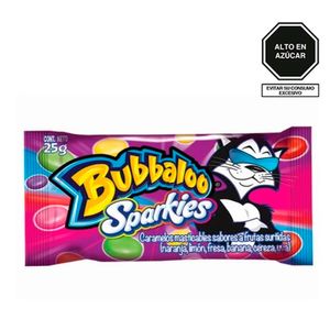 Caramelo BUBBALO Sparkies Bolsa 25gr