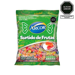 Caramelos ARCOR Frutas Bolsa 100 un