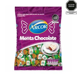 Caramelos ARCOR Menta y chocolate Bolsa 73 un