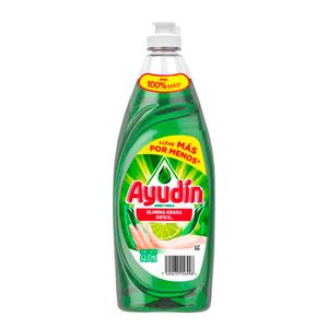 Lavavajilla Lìquido AYUDIN Limón Frasco 640 ml