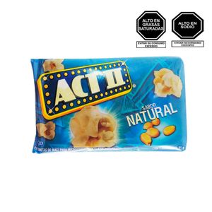 Pop Corn ACT II Sabor Natural Sobre 80g