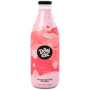 Yogurt Frutado DANLAC Fresa Botella 900g