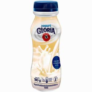 Yogurt GLORIA Vainilla botella 180gr