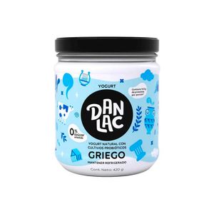 Yogurt Griego DANLAC Natural Frasco 420gr