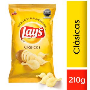 Papas LAYS Clásicas Bolsa 210gr