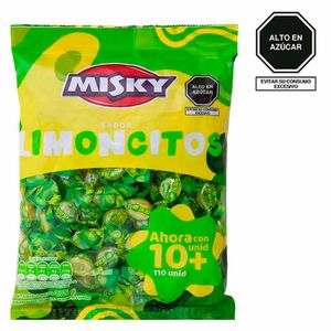 Caramelos MISKY sabor a Limón Bolsa 275gr