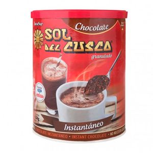 Chocolate para Taza SOL DEL CUZCO Instántaneo Tradicional Lata 324gr