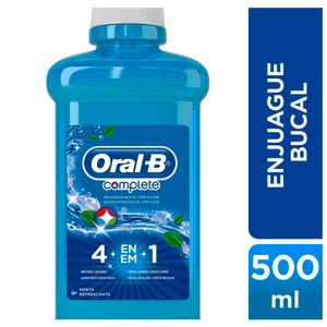 Enjuague Bucal ORAL B Menta Refrescante Botella 500ml