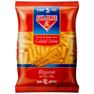 Fideo SAN JORGE Rigatoni Bolsa 250gr