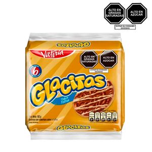Galleta GLACITAS Sabor a Toffee Paquete 6 un
