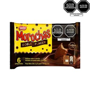 Galleta MORACHAS Nestlé Doble Placer Paquete 6 un