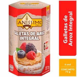 Galletas SALMAS con Arroz Integral Caja 72gr