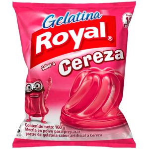 Gelatina ROYAL Sabor a Cereza Bolsa 160gr