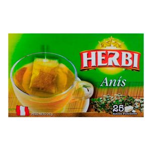Infusiones Anís HERBI Caja 25 un