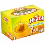 Infusiones Manzanilla HERBI Caja 100 un