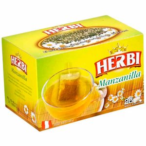 Infusiones Manzanilla HERBI Caja 25 un