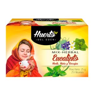 Infusiones Mix Eucalipto HUERTO Caja 25 un