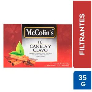 Infusiones Té Canela y Clavo MC Caja 25 un