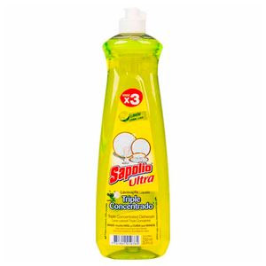 Lavavajilla Líquido SAPOLIO Limón Botella 750 ml