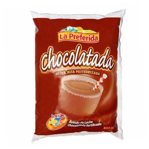 Bebida Chocolatada LA PREFERIDA Bolsa 800ml