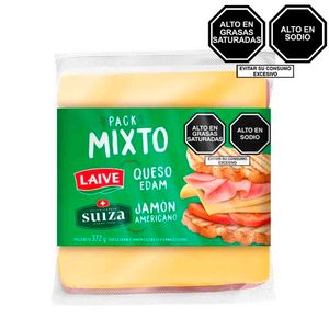 Pack LAIVE Queso Edam + Jamón Americano Paquete 372gr