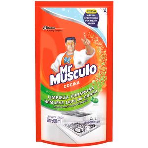 Sacagrasa MR. MÚSCULO Verde Doypack 500ml