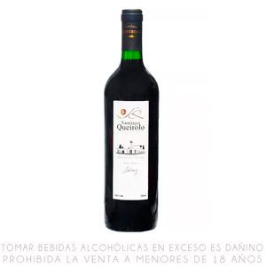 Vino SANTIAGO QUEIROLO Tinto Shiraz Botella 750ml