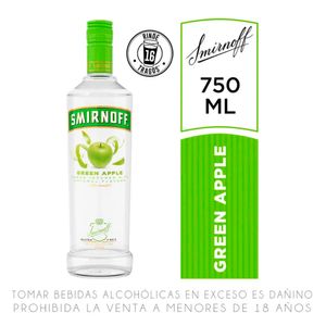 Vodka SMIRNOFF Apple Botella 750ml