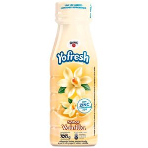 Yogurt GLORIA Yofresh sabor a Vainilla Botella 320gr