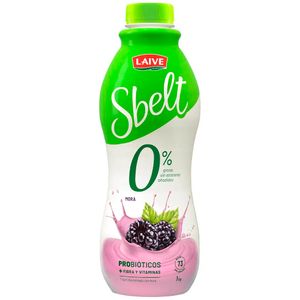 Yogurt LAIVE SBELT sabor a Mora Botella 1L