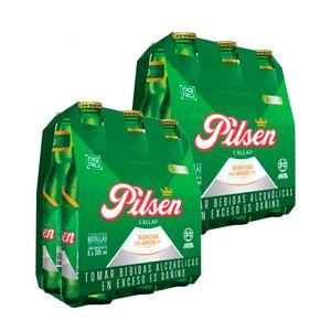 Cerveza PILSEN Pack 6 Botella 305ml Pack 2