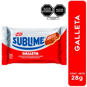 Chocolate SUBLIME con Galleta Unidad 28g